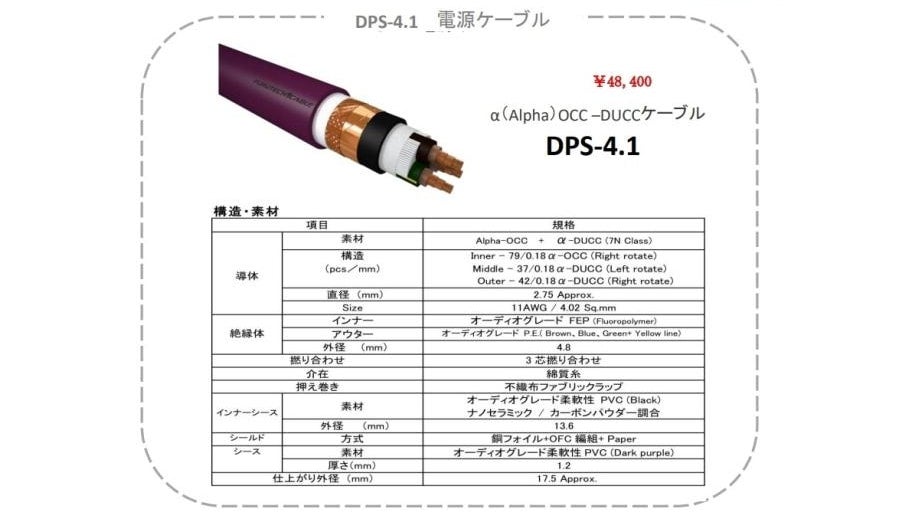 Furutech フルテック DPS-4.1 FI-50M(R) FI-50F(R) | 音響技研 Furutech フルテック DPS-4.1 FI-50M(R) FI-50F(R) | 音響技研